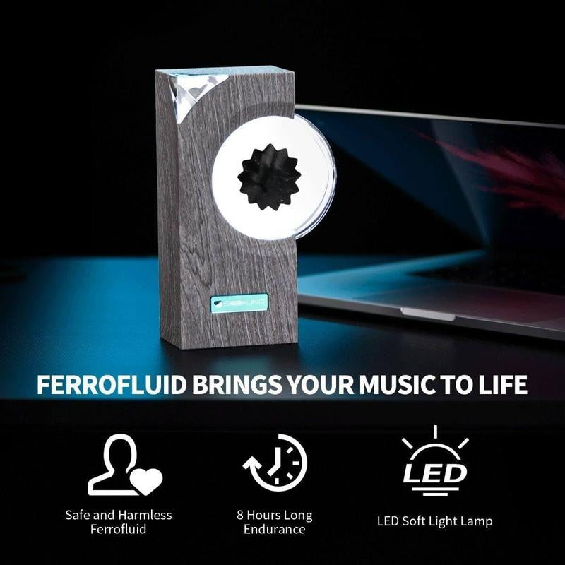 Magnetic Fluid, Bottle Symbiote,Dancing Ferrofluid with Musical Rhythm for Home TV, Computer and Desktop Decoration.